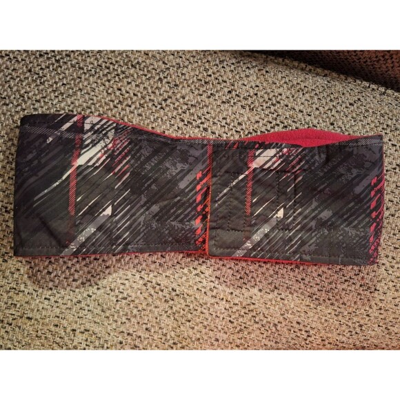 Zeroxposure Headband Adjustable Hook And Loop O/S Black Wave wPink Inside EUC - Picture 2 of 4